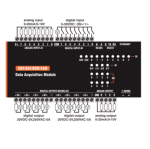 Modulo input-output Modbus RTU e TCP-IP con 4 output a relè da barra DIN_collegamenti